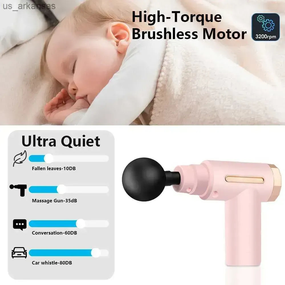 Deep Tissue Muscle Recovery Massager with 4 Therapy Heads