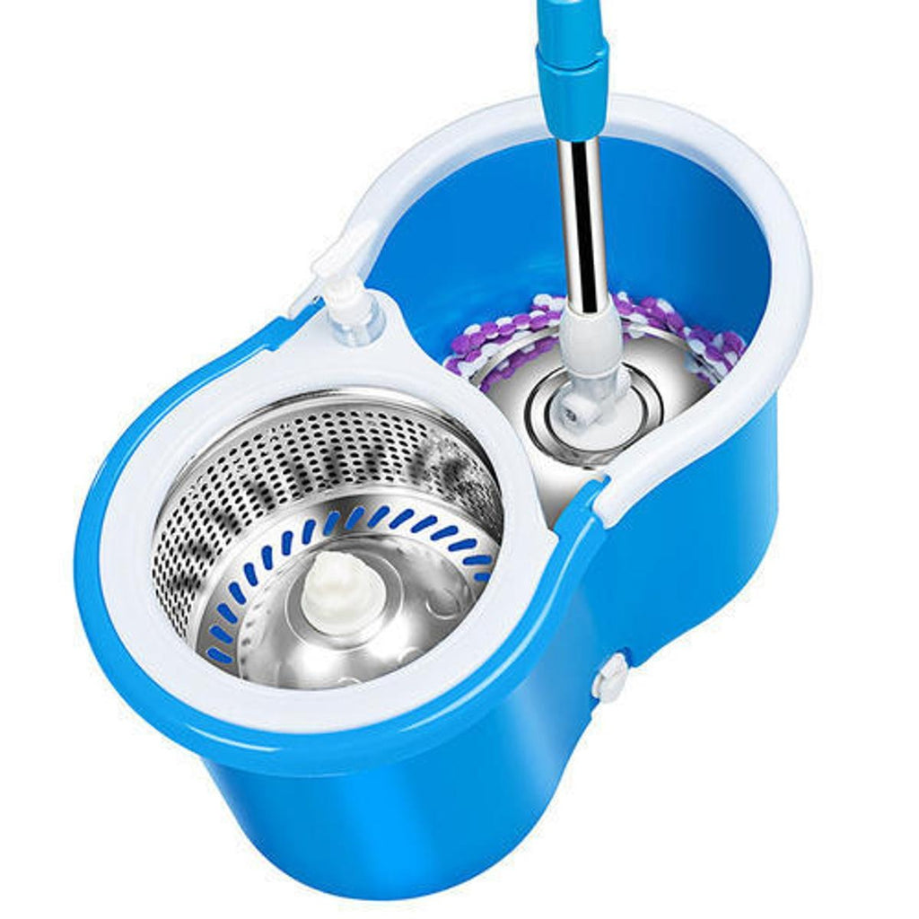 360° Microfiber Spin Mop Set with Bucket