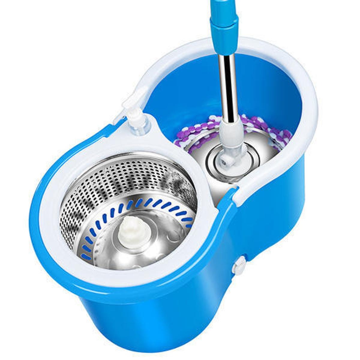 360° Microfiber Spin Mop Set with Bucket
