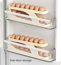 Space-Saving Rolling Refrigerator 15 Egg Holder