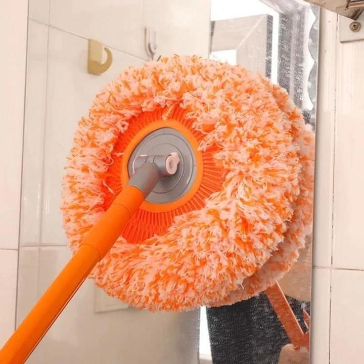 360° Rotating Microfiber Floor Mop with Extendable Handle