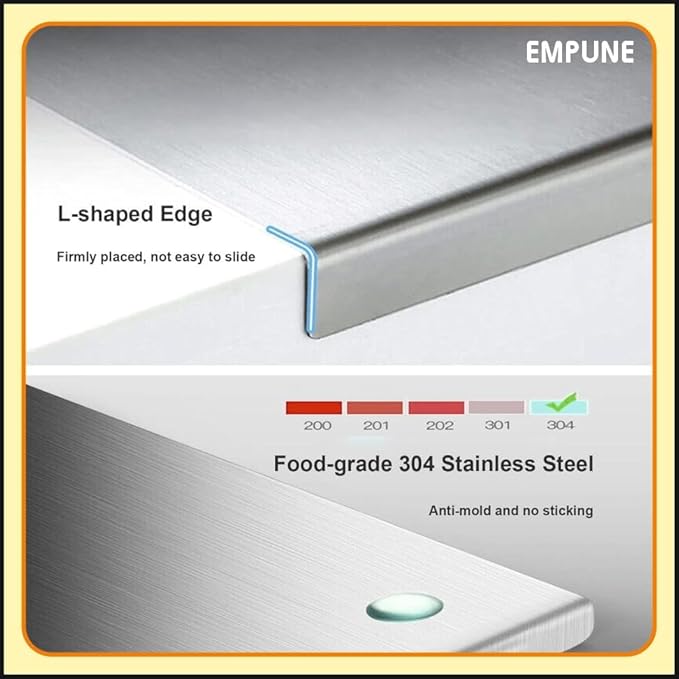 Heavy-Duty Non-Slip Cutting Board 41×33cm