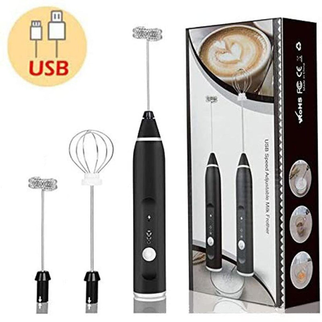 2-in-1 Rechargeable Coffee Beater & Milk Frother