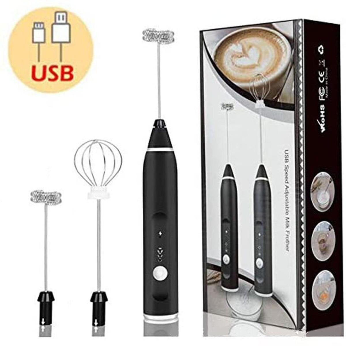2-in-1 Rechargeable Coffee Beater & Milk Frother