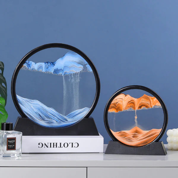 3D Moving Dynamic Quicksand Desktop Decor & Stress Relief Display
