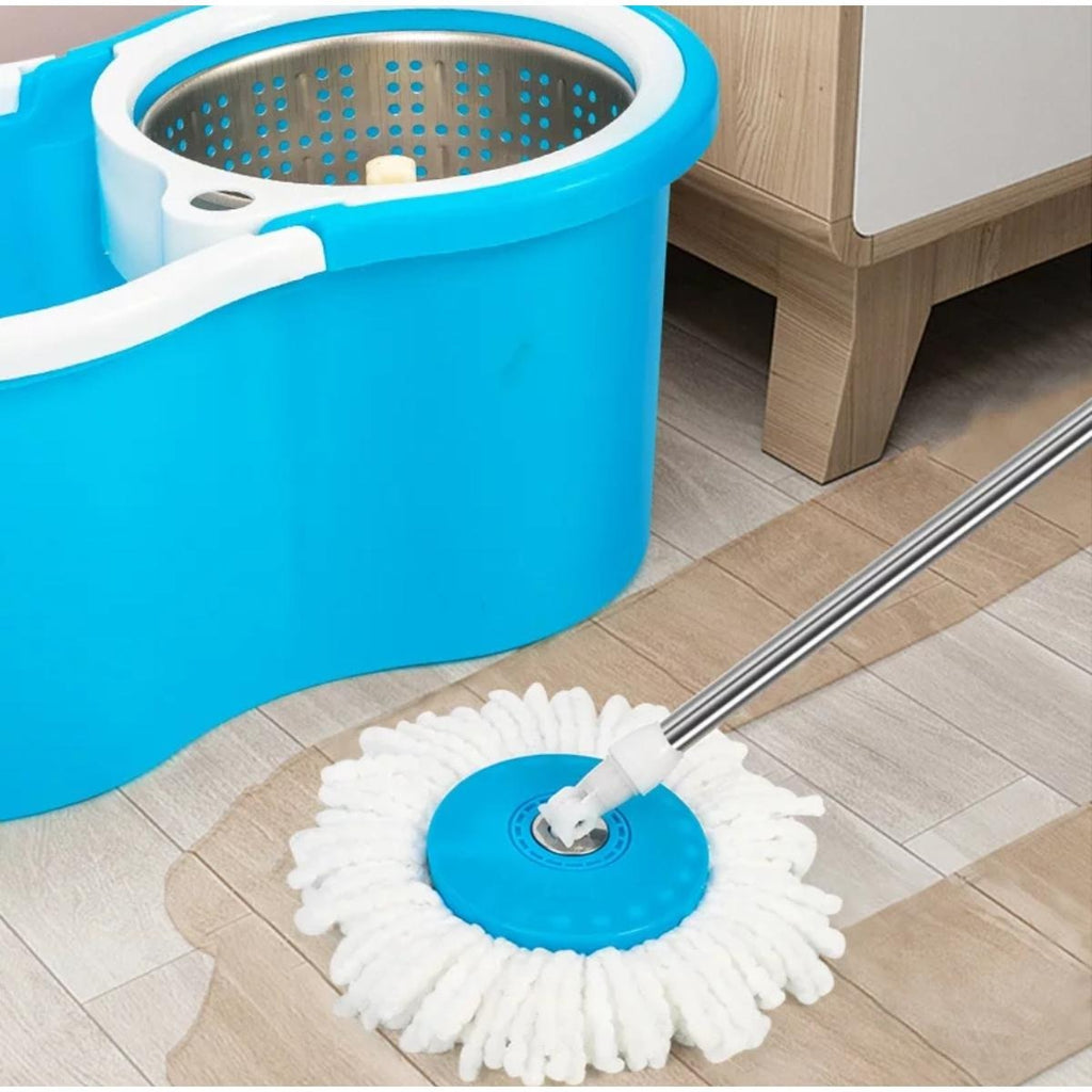 360° Microfiber Spin Mop Set with Bucket