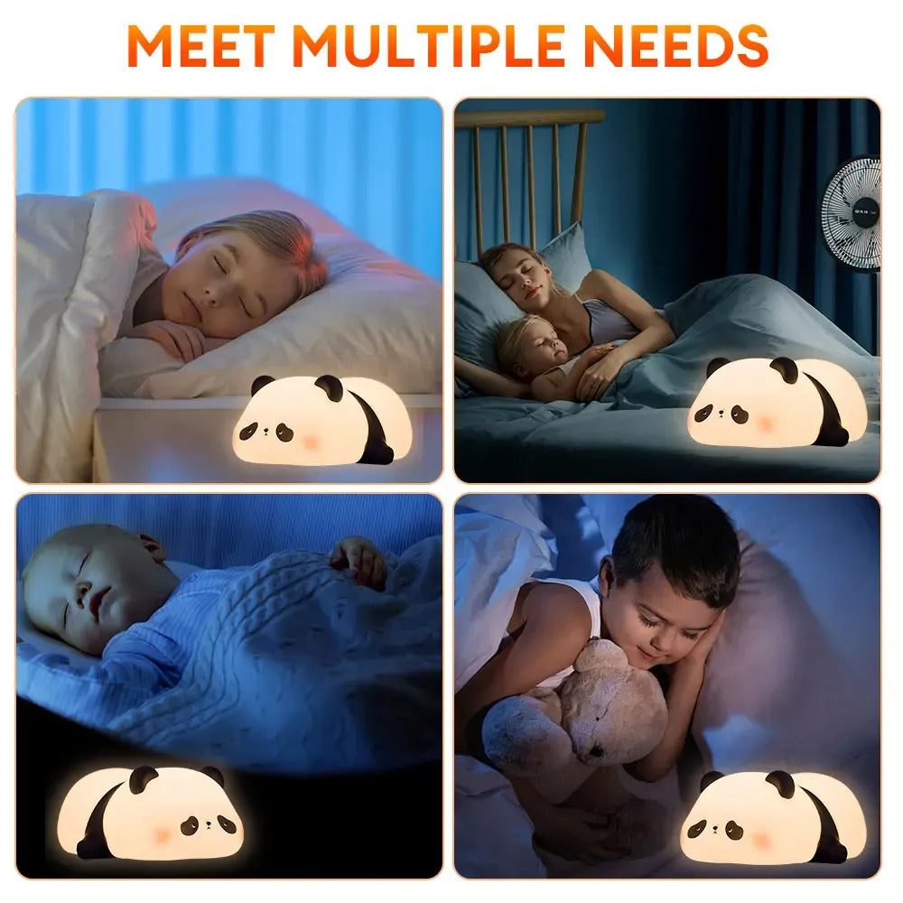 Rechargeable Soft LED Bedside Lamp for Kids & Nursery