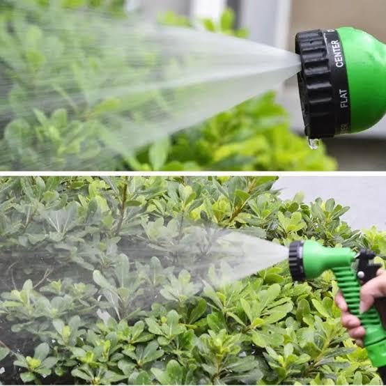 50ft Flexible Garden Pipe with 7-Mode Spray Gun