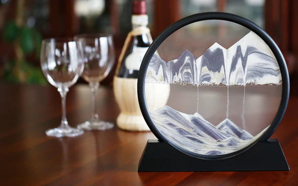 3D Moving Dynamic Quicksand Desktop Decor & Stress Relief Display