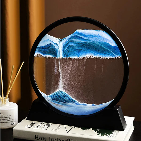 3D Moving Dynamic Quicksand Desktop Decor & Stress Relief Display